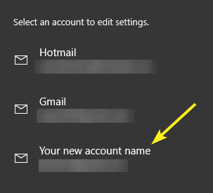 Aggiungi account e-mail nell'app di posta 12