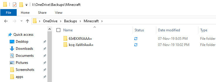 Minecraft Windows 10 Editionをonedriveにバックアップする方法 Bedrock