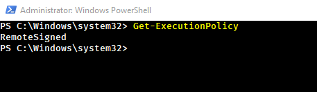 ตรวจสอบการเปลี่ยนแปลงนโยบายการปฏิบัติ PowerShell