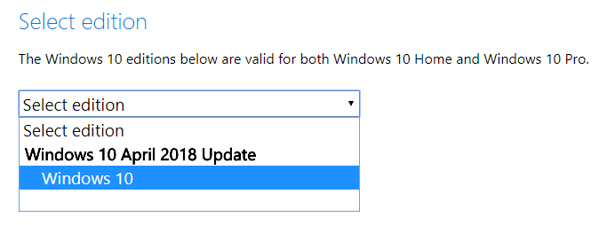 Last ned windows 10 iso - velg windows edition