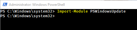 PowerShell 모듈 가져 오기