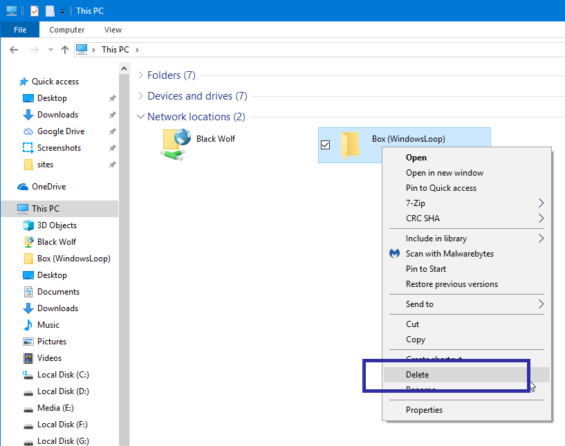 Karten-Webdav-Laufwerk in Windows 11